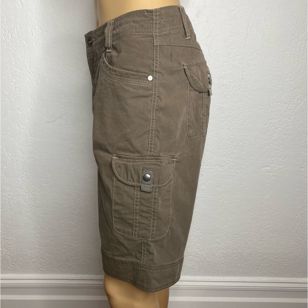 Kuhl Splash Vintage Patina Dye 11" Cargo Hiking Shorts Women’s Size 10 Gray - Picture 3 of 13